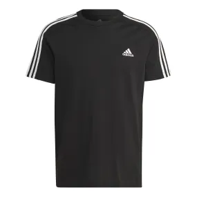 3 Stripes Single Jersey Camiseta De Manga Corta Hombres