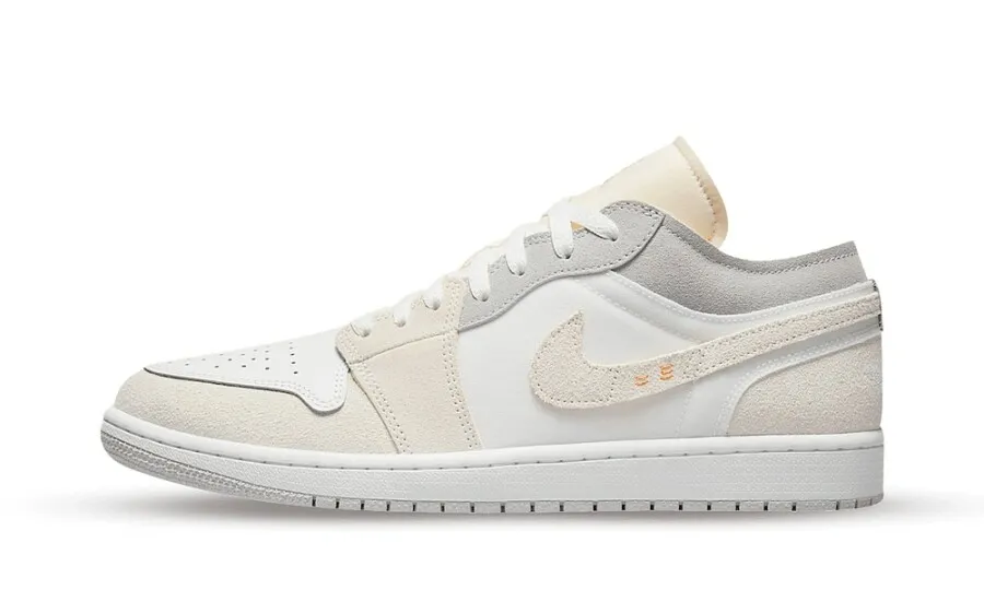 Air Jordan 1 Low Inside Out Cream White Light Grey