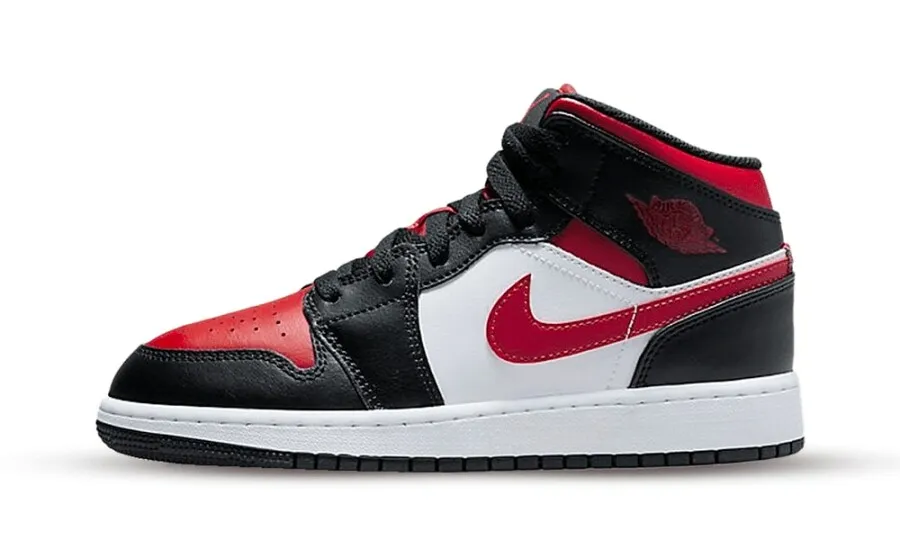 Air Jordan 1 Mid Alternate Bred Toe (GS)