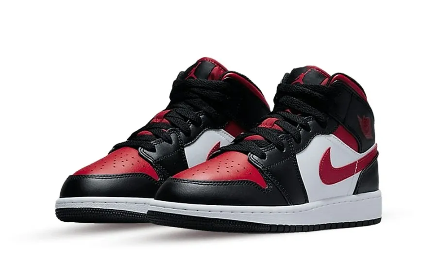 Air Jordan 1 Mid Alternate Bred Toe (GS)