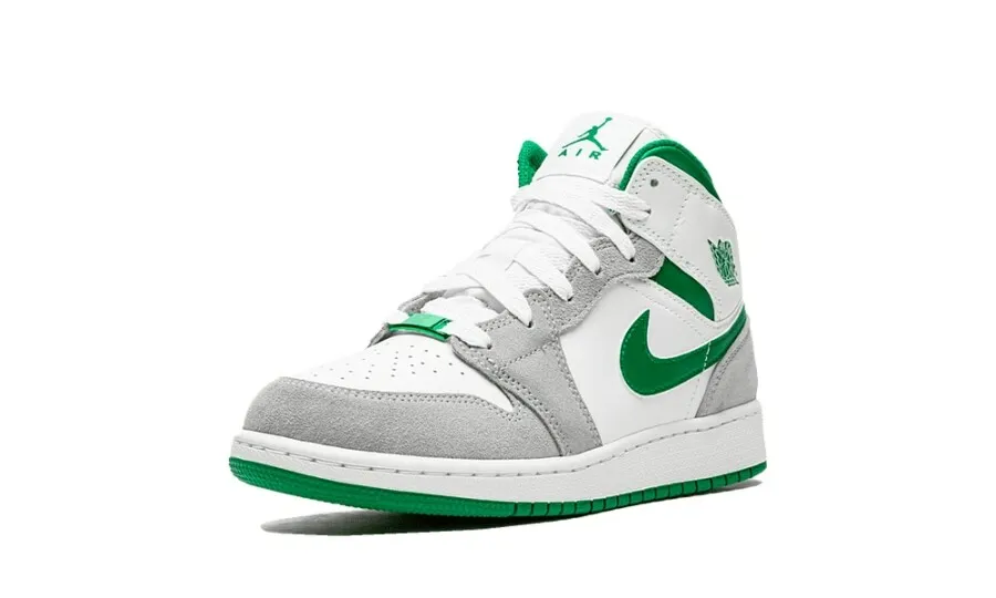 Air Jordan 1 Mid Grey Green (GS)