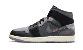 Air Jordan 1 Mid Inside Out Black