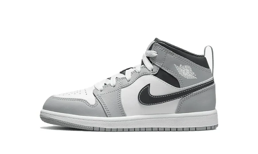 Air Jordan 1 Mid Light Smoke Grey 2022 (PS)