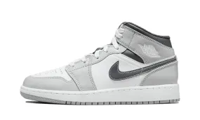 Air Jordan 1 Mid Light Smoke Grey Anthracite (GS)