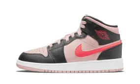 Air Jordan 1 Mid Pink Crimson (GS)