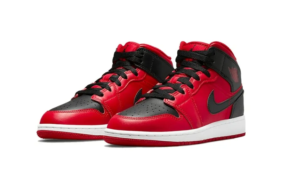 Air Jordan 1 Mid Reverse Bred 2021 (GS)