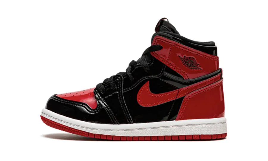 Air Jordan 1 Retro High OG Bred Patent (TD)