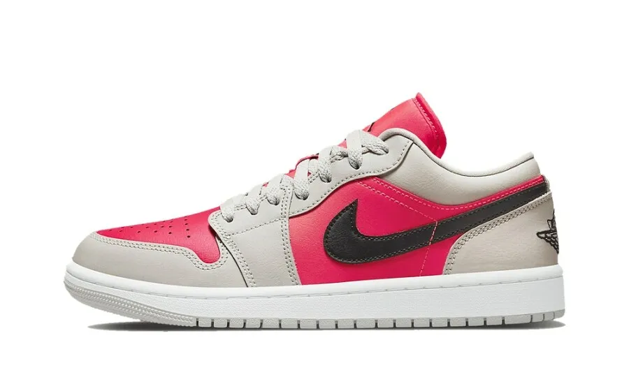 Air Jordan 1 Retro Low Light Iron Ore Siren Red (W)