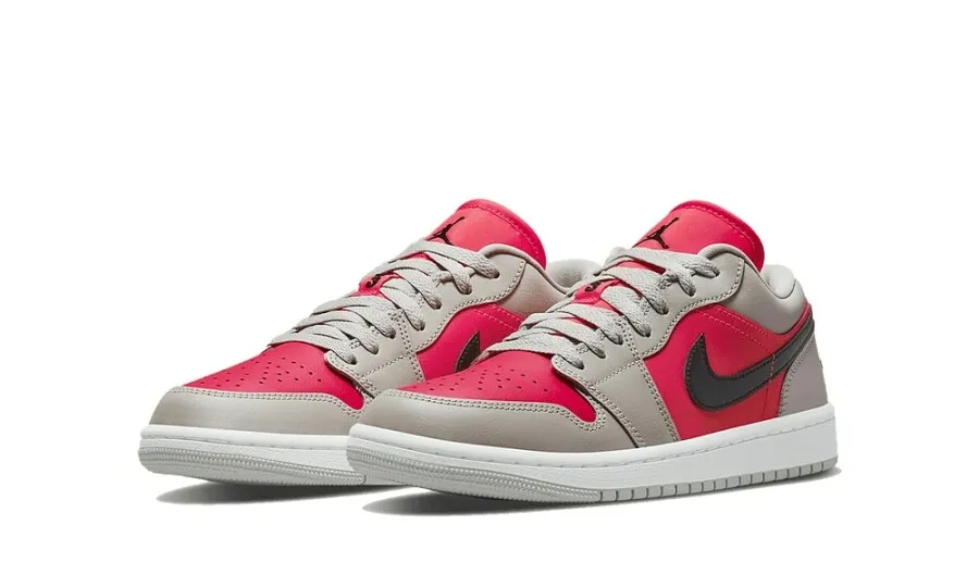 Air Jordan 1 Retro Low Light Iron Ore Siren Red (W)