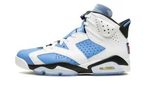 Air Jordan 6 Retro UNC White