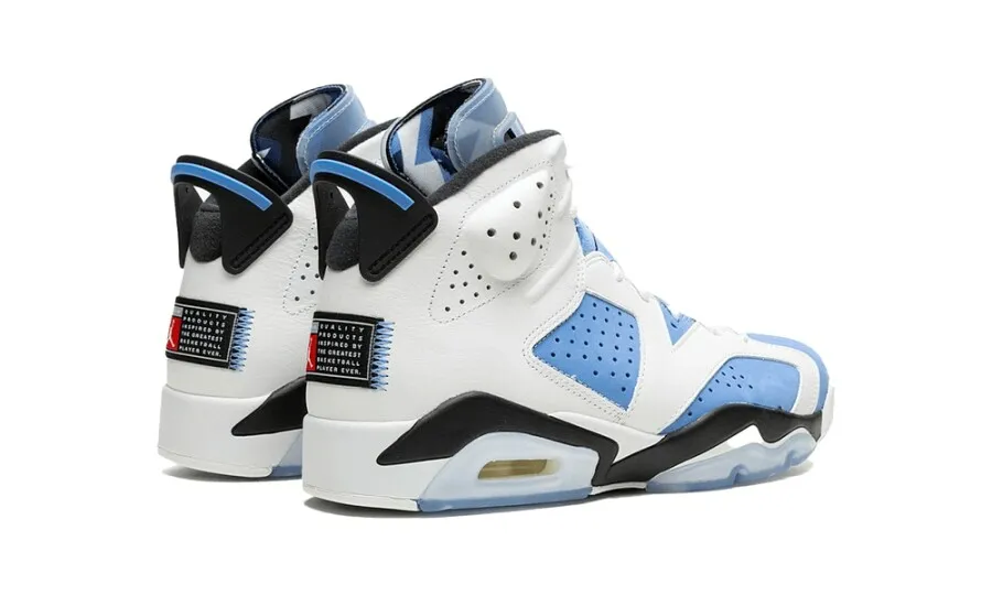 Air Jordan 6 Retro UNC White