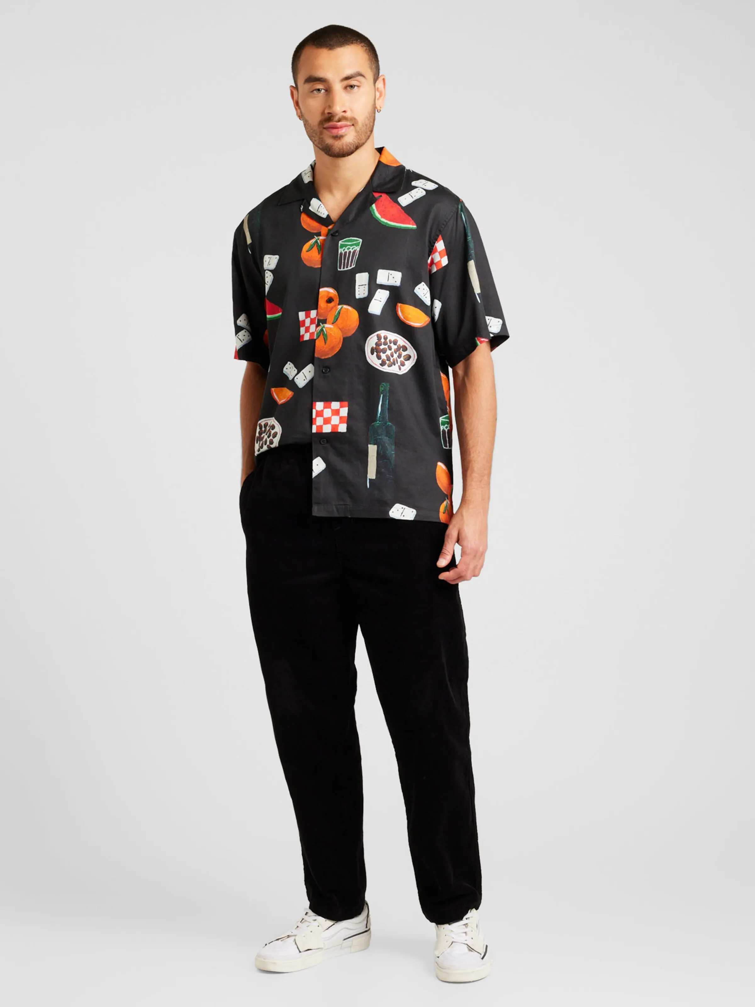 Ajuste confortable Camisa 'Isis Maria Dinner' Carhartt WIP en Negro