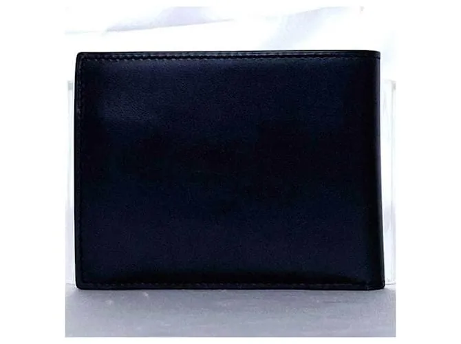 Alfred Dunhill Billetera bi-fold Dunhill en azul marino 