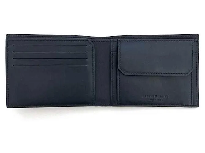 Alfred Dunhill Billetera bi-fold Dunhill en azul marino 