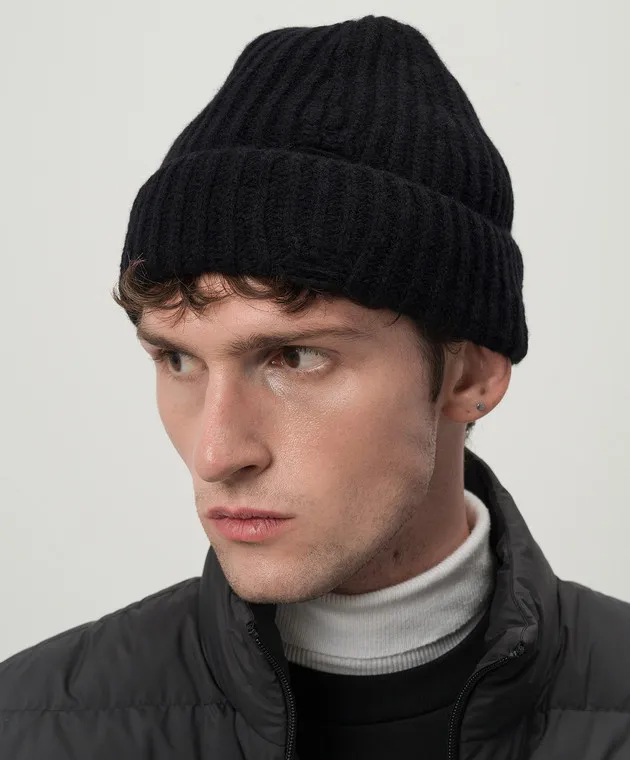 Ann Demeulemeester Malin black hat made of wool