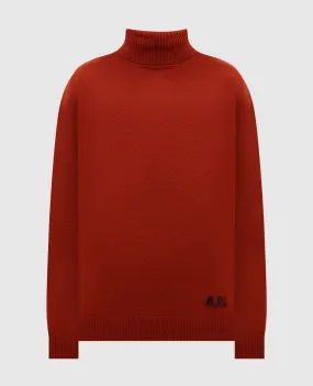 A.P.C Walter orange wool sweater