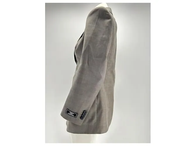 BALENCIAGA Chaquetas T.fr 34 Lana Gris 