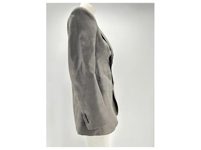 BALENCIAGA Chaquetas T.fr 34 Lana Gris 