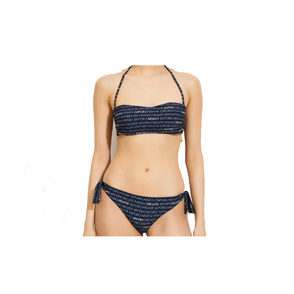 Bikini EA7 Emporio Armani 262737 4R310 Color Marino con Logos