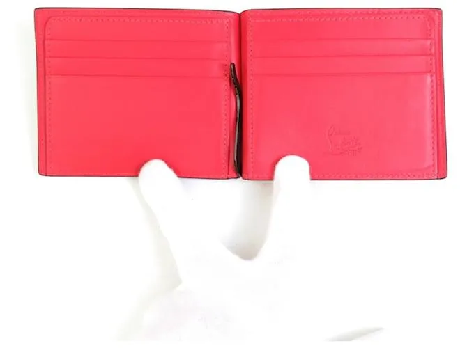 Billetera bi-fold Christian Louboutin Blanco Multicolor 