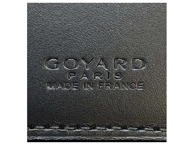 Billetera bi-fold Goyard en negro 