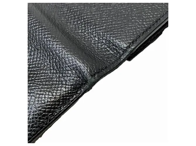 Billetera bi-fold Souffle Bearn de Hermès Negro 