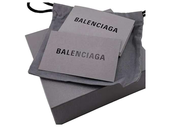 Billetera tri-fold Balenciaga Everyday Negro 