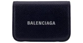 Billetera tri-fold Balenciaga Everyday Negro 