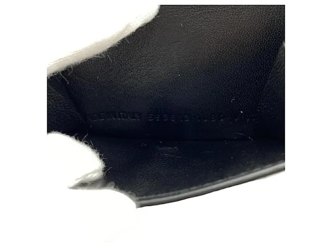 Billetera tri-fold Balenciaga Everyday Negro 