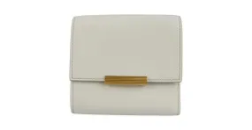 Billetera Trifold Bottega Veneta Blanco 