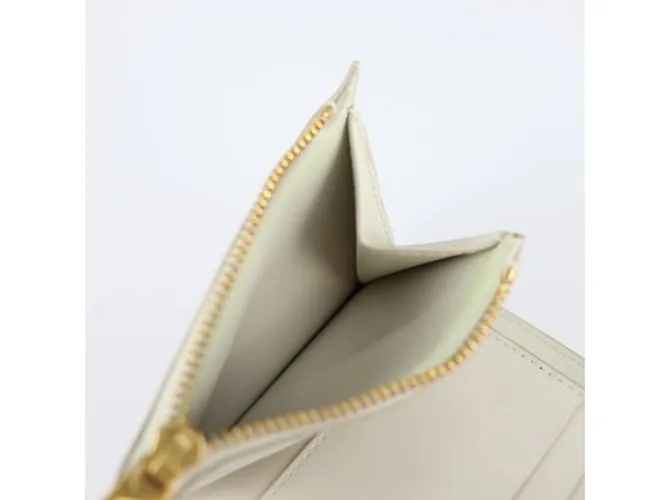 Billetera Trifold Bottega Veneta Blanco 