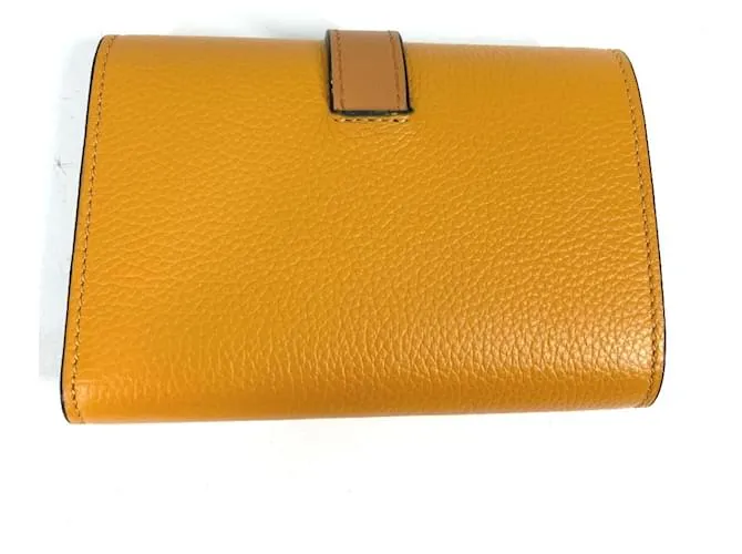 Billetera Trifold Loewe Amarillo 