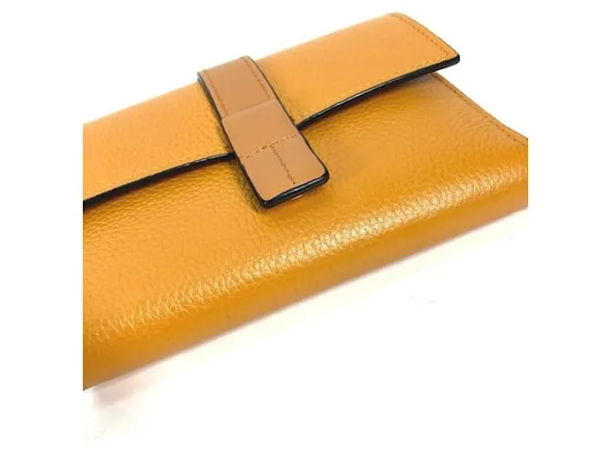 Billetera Trifold Loewe Amarillo 