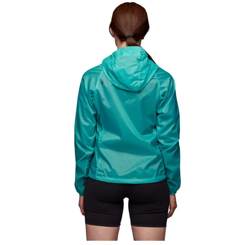 Black Diamond Mujer Chaquetas Distance Wind Shell Verde 