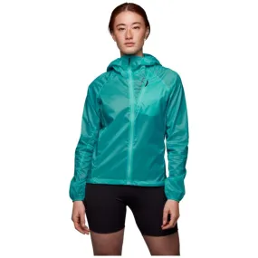 Black Diamond Mujer Chaquetas Distance Wind Shell Verde 