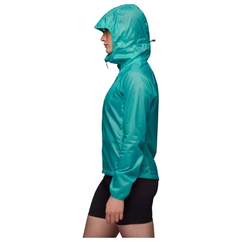 Black Diamond Mujer Chaquetas Distance Wind Shell Verde 