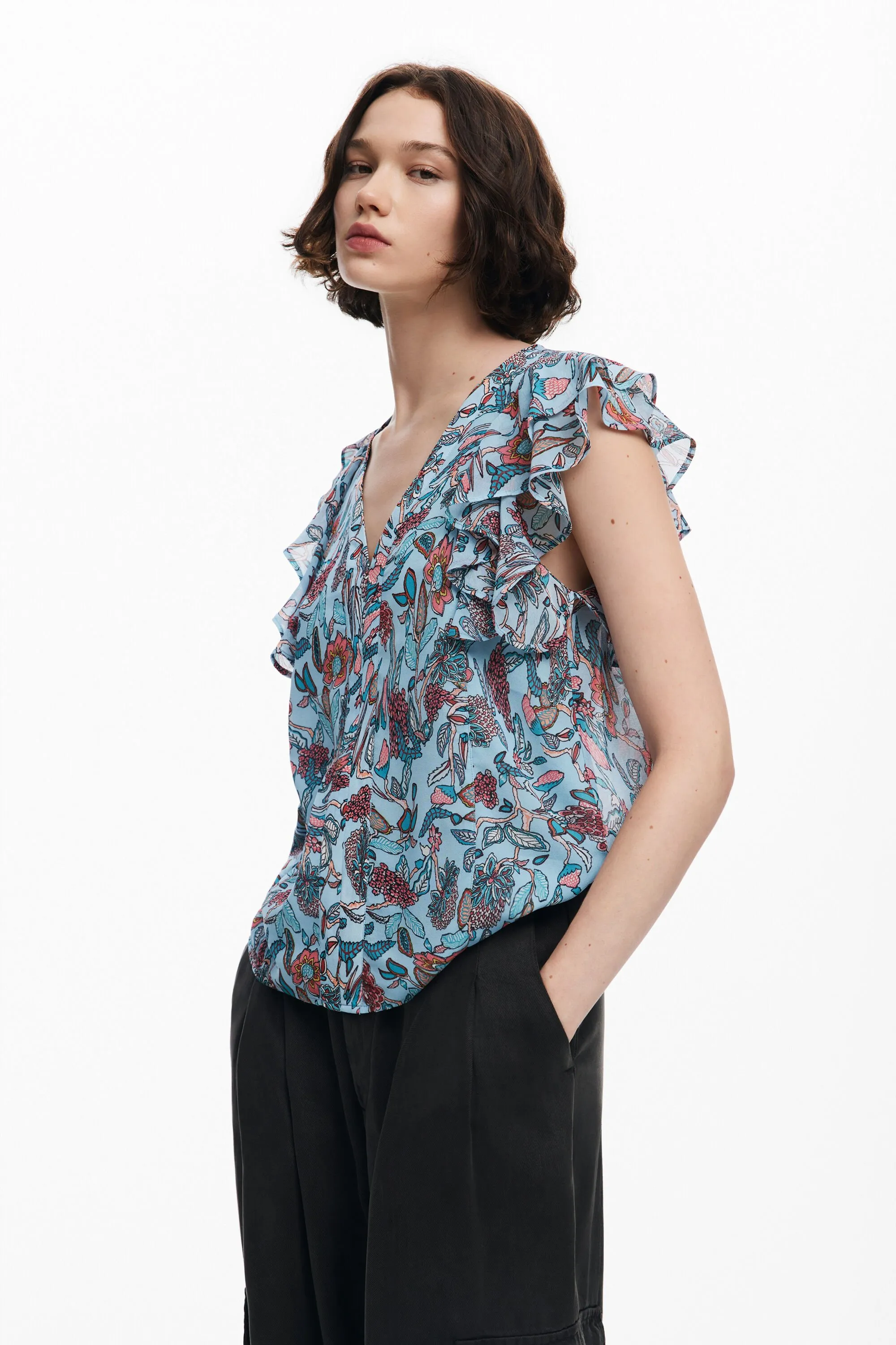 Blusa estampado flores