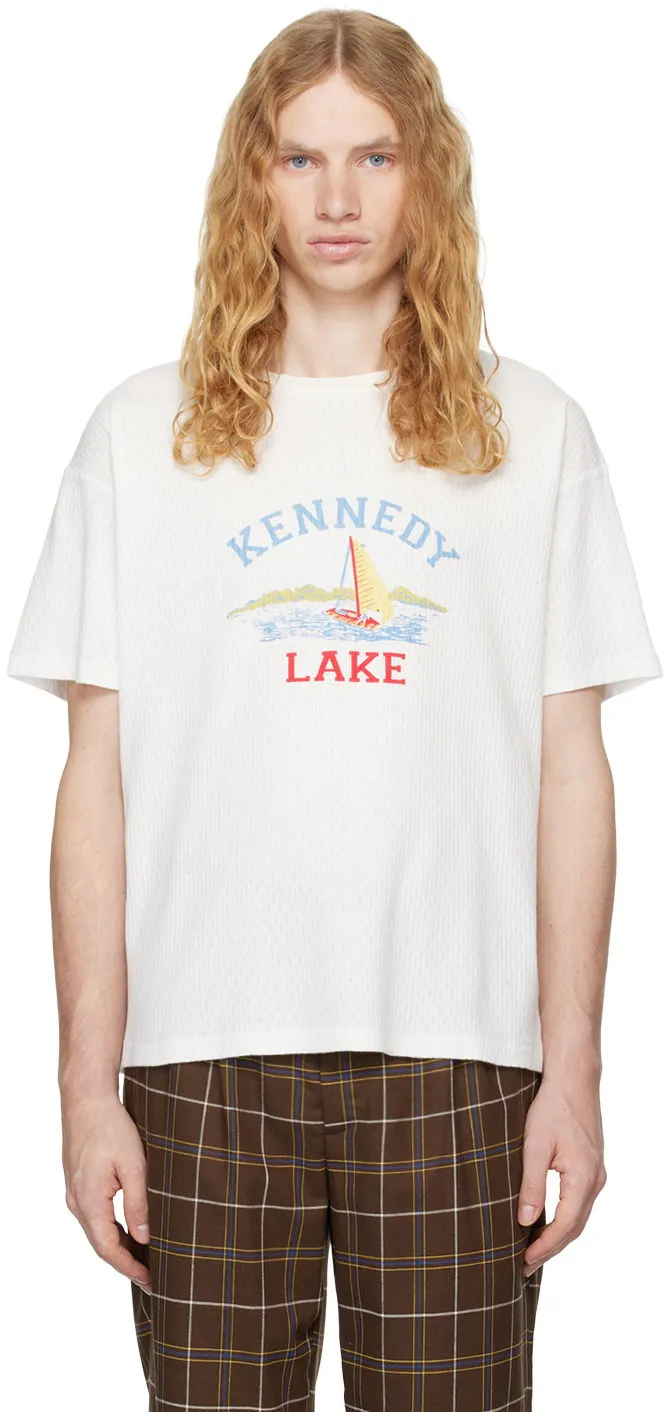 Bode Kennedy Lake Graphic Print T-Shirt