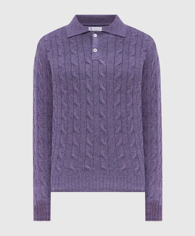 Brunello Cucinelli Purple cashmere sweater