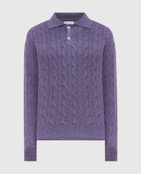 Brunello Cucinelli Purple cashmere sweater