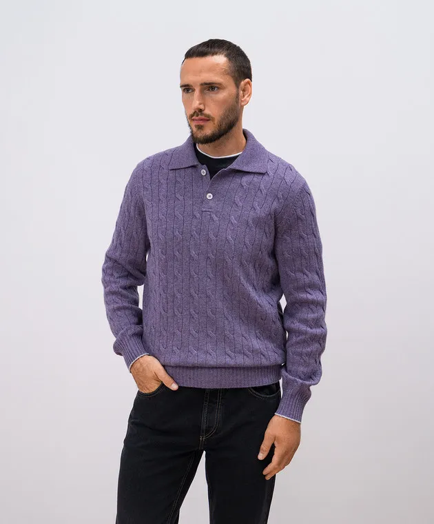 Brunello Cucinelli Purple cashmere sweater