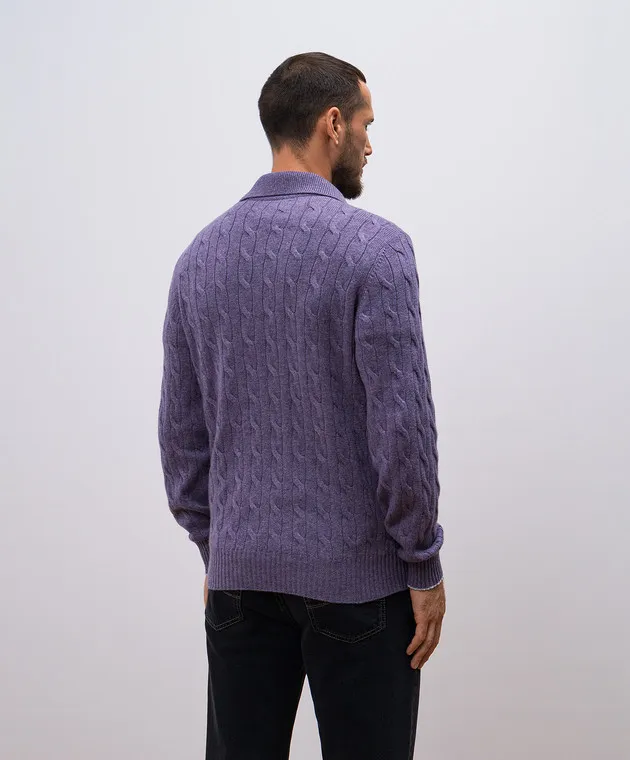 Brunello Cucinelli Purple cashmere sweater