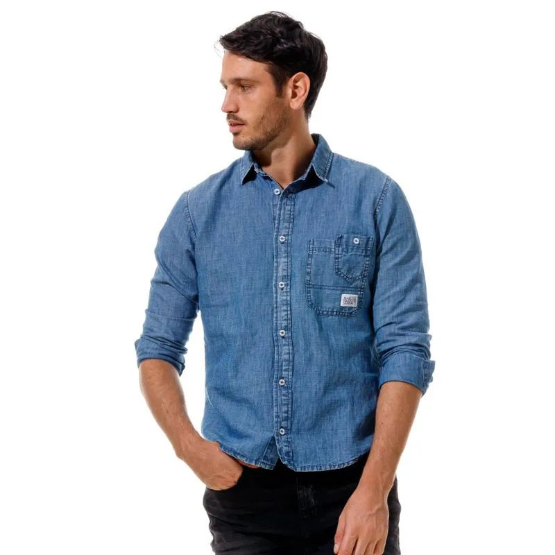 Camisa Manga Larga  Para Hombre Atelier Girbaud