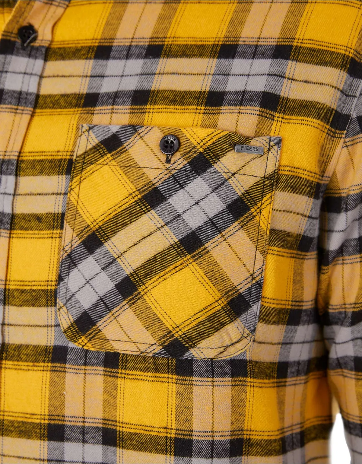 Camisa slim fit amarillo