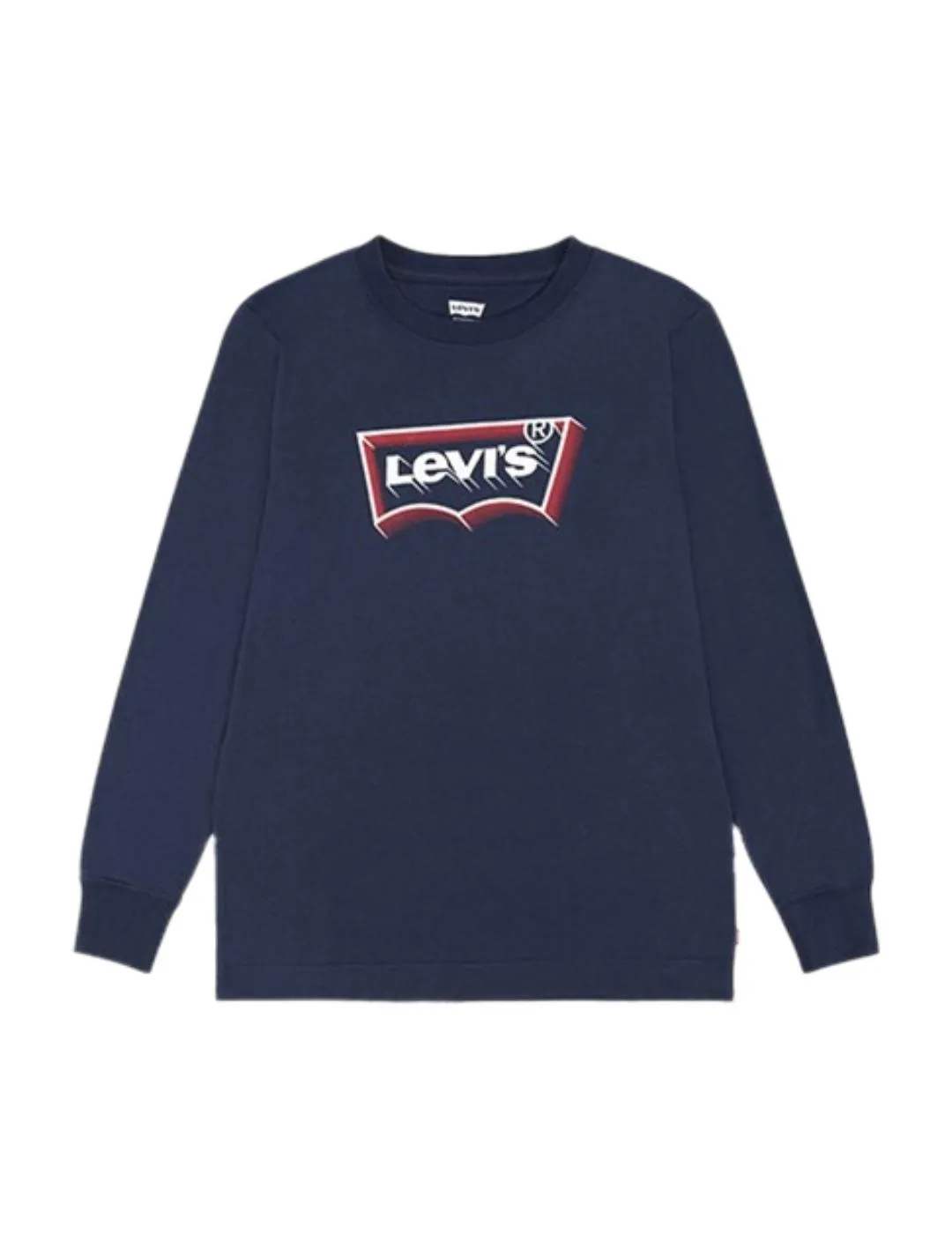 Camiseta azul logo frontal Levis