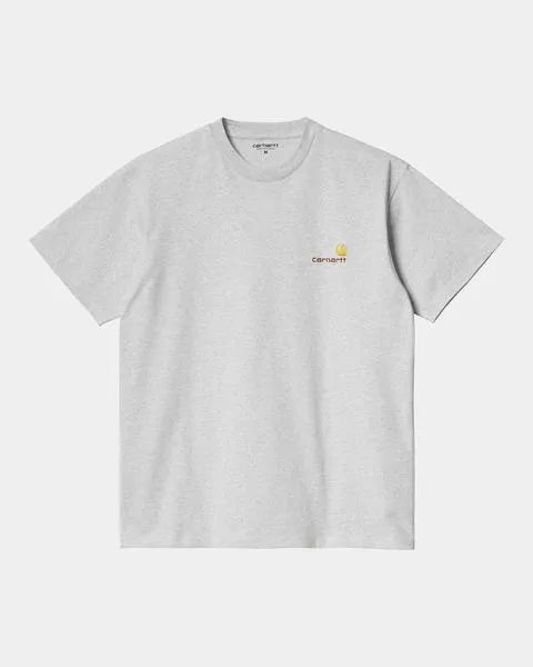 Camiseta CARHARTT AMERICAN SCRIPT - Ash Heather