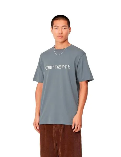 Camiseta CARHARTT SCRIPT - Dove Grey / Wax