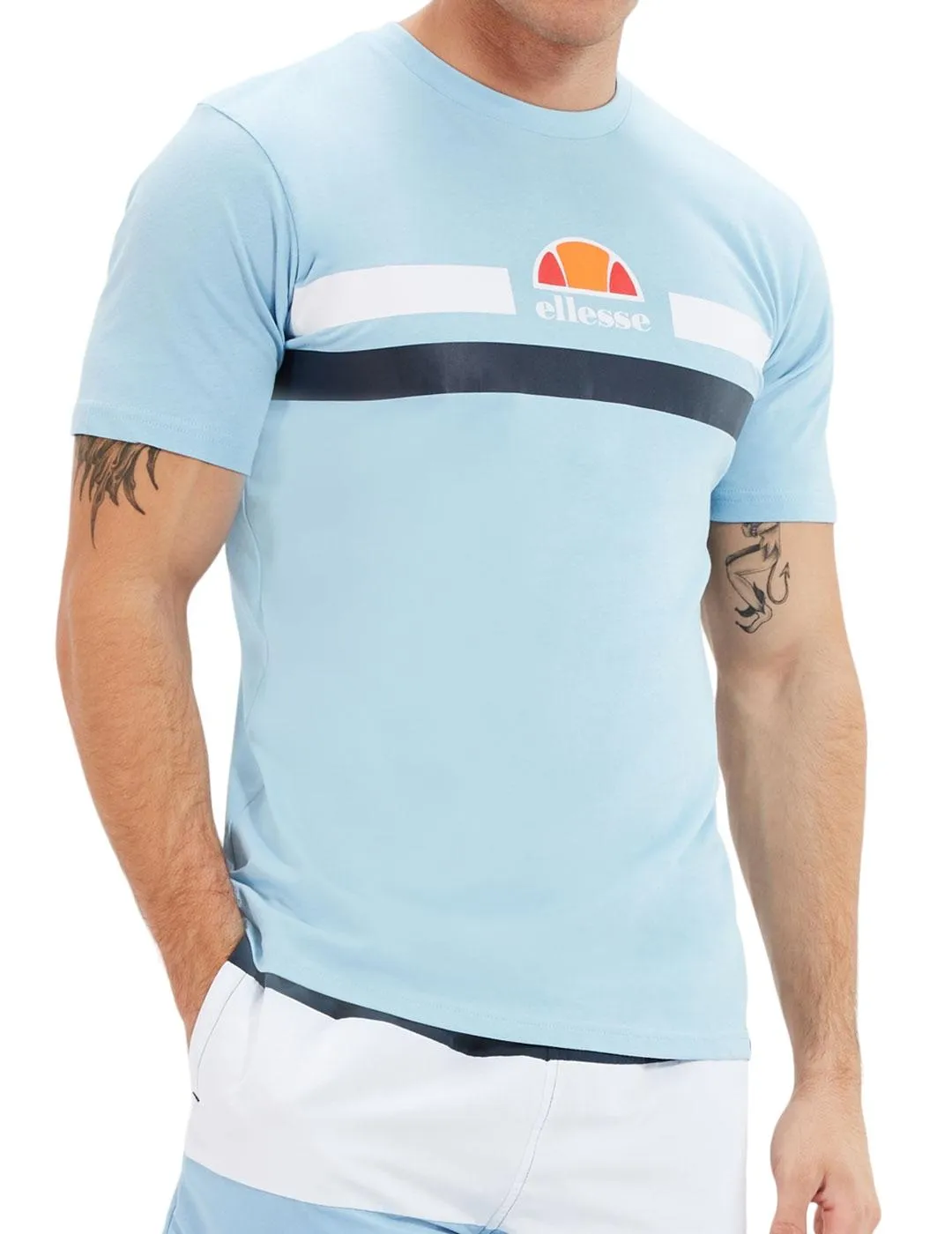 Camiseta Ellesse Aprel azul celeste para hombre