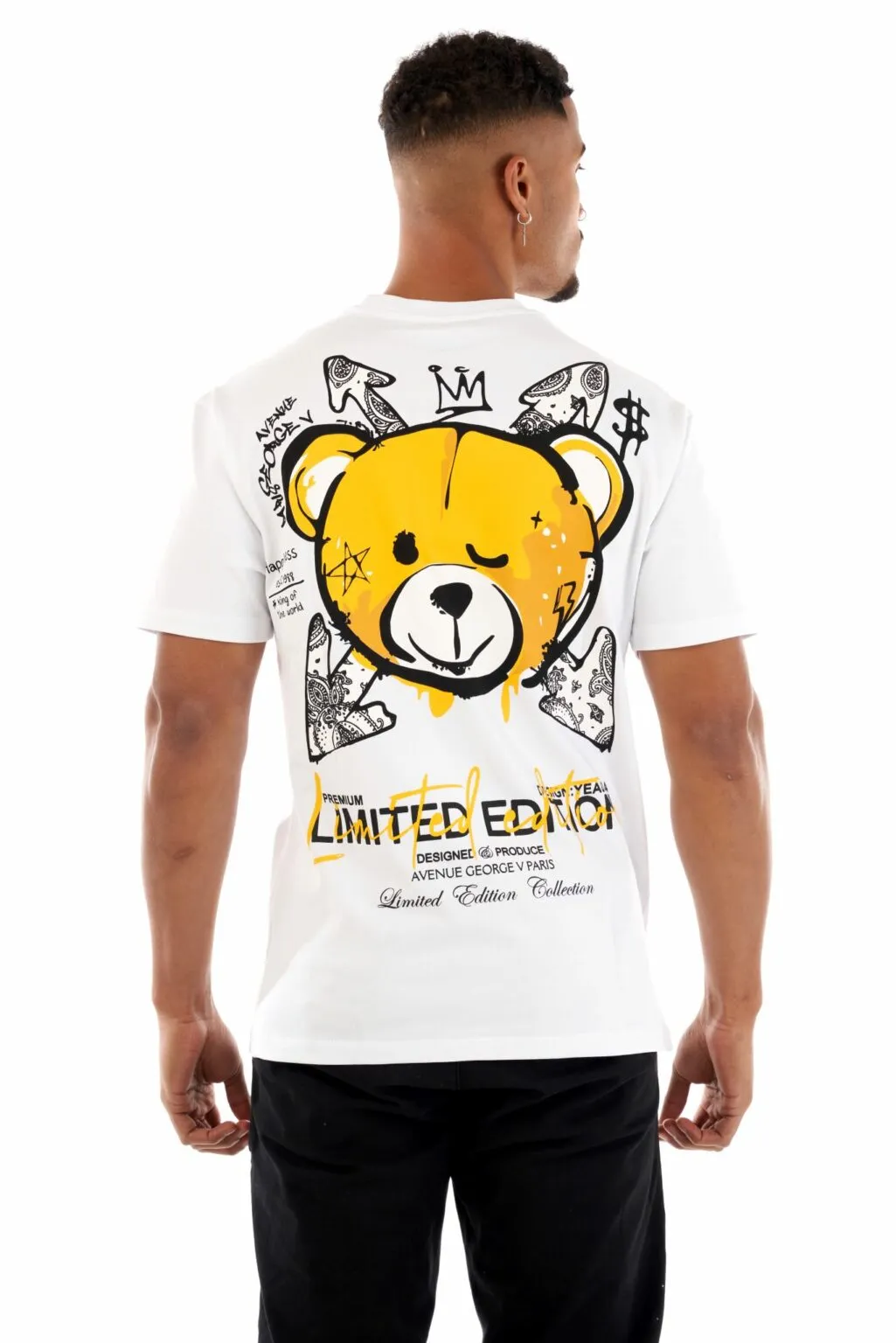 Camiseta GEORGE V - GV10057 WHT/YELLOW