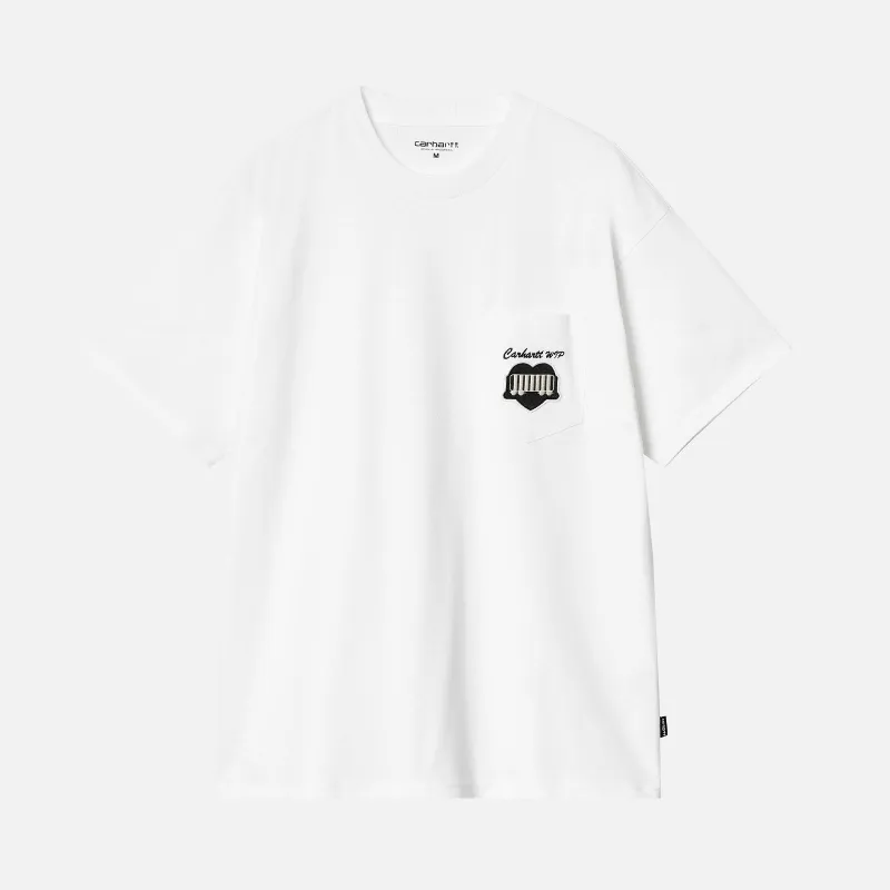 Camisetas Carhartt WIP Heart Train Pocket T-Shirt I033979.02.XX